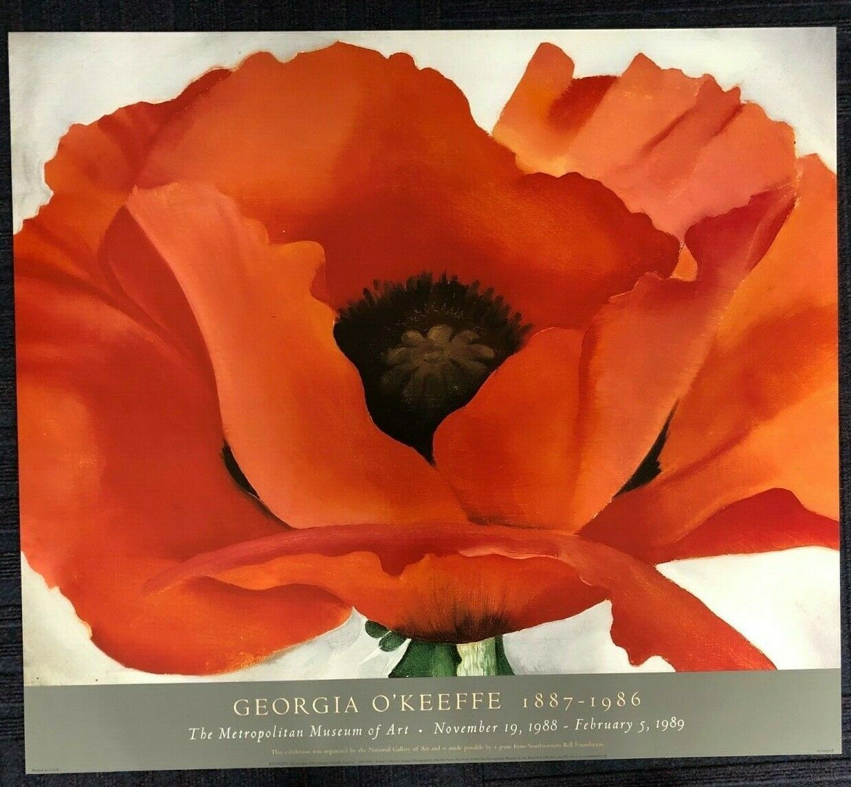 Georgia Okeeffe Poppies Georgia O’Keeffe’s 'Red Poppy' From Iconic
