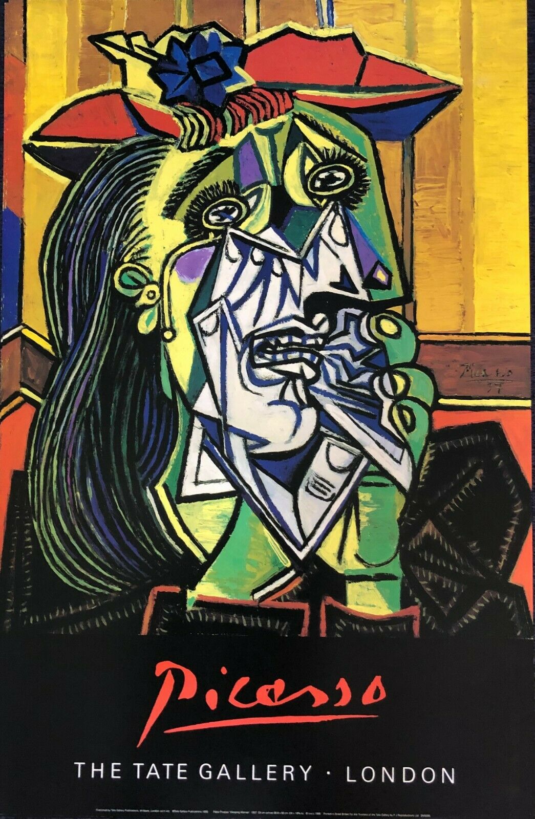 Weeping Woman by Pablo Picasso (Art Print, 51cm x 58.5cm)