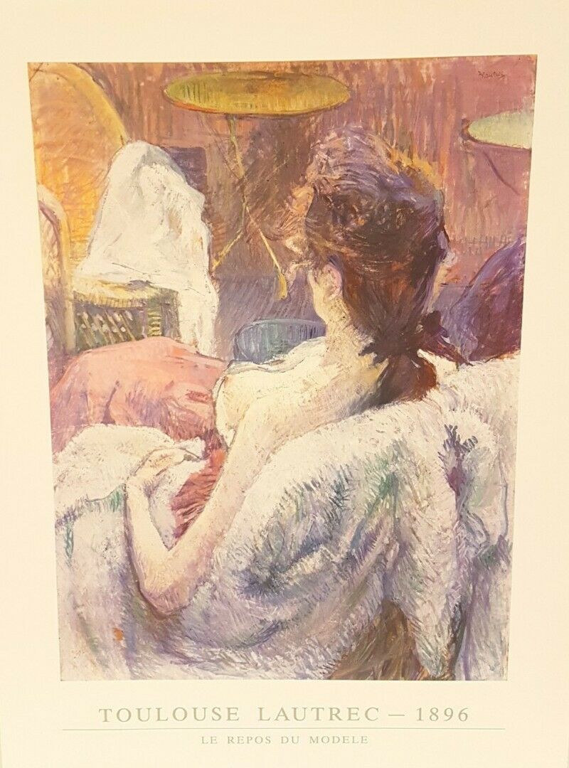 Resting Model by Henri de Toulouse-Lautrec (Museum Print, 45cm x 60cm)