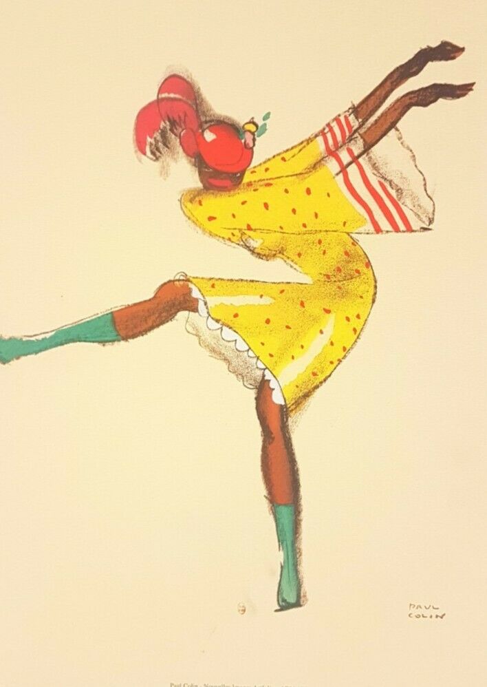 Black Thunder by Paul Colin (Colour Art Print, 21cm x 30cm)