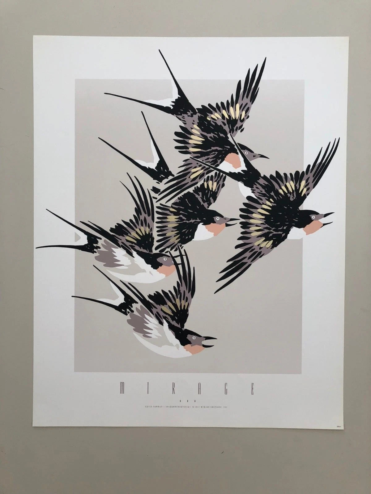 Sparrows by Kevin Newman (61cm x 76cm)