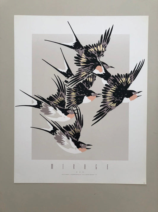 Sparrows by Kevin Newman (61cm x 76cm)