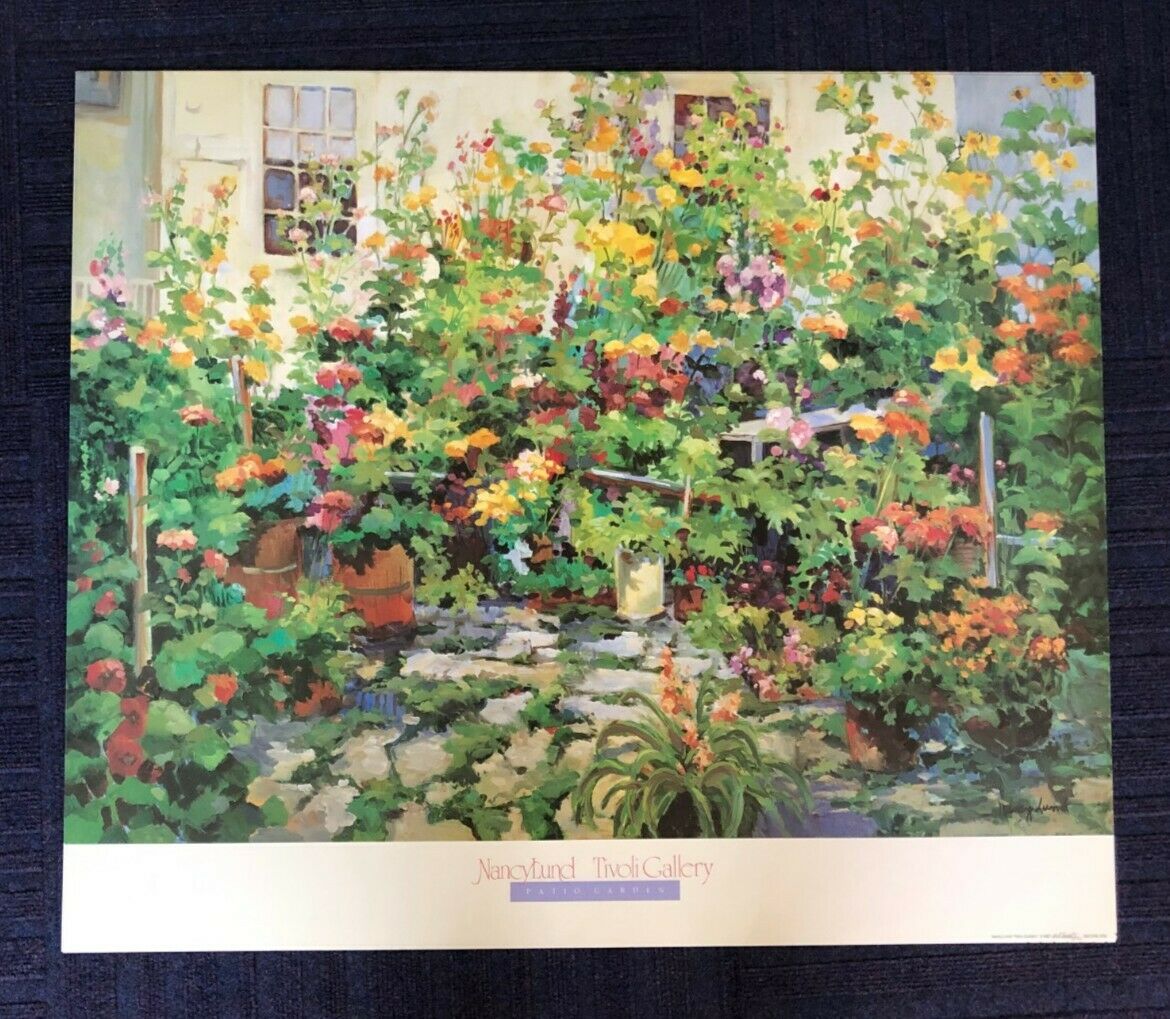 Patio Garden by Nancy Lund (Colour Art Print, 76cm x 64cm)