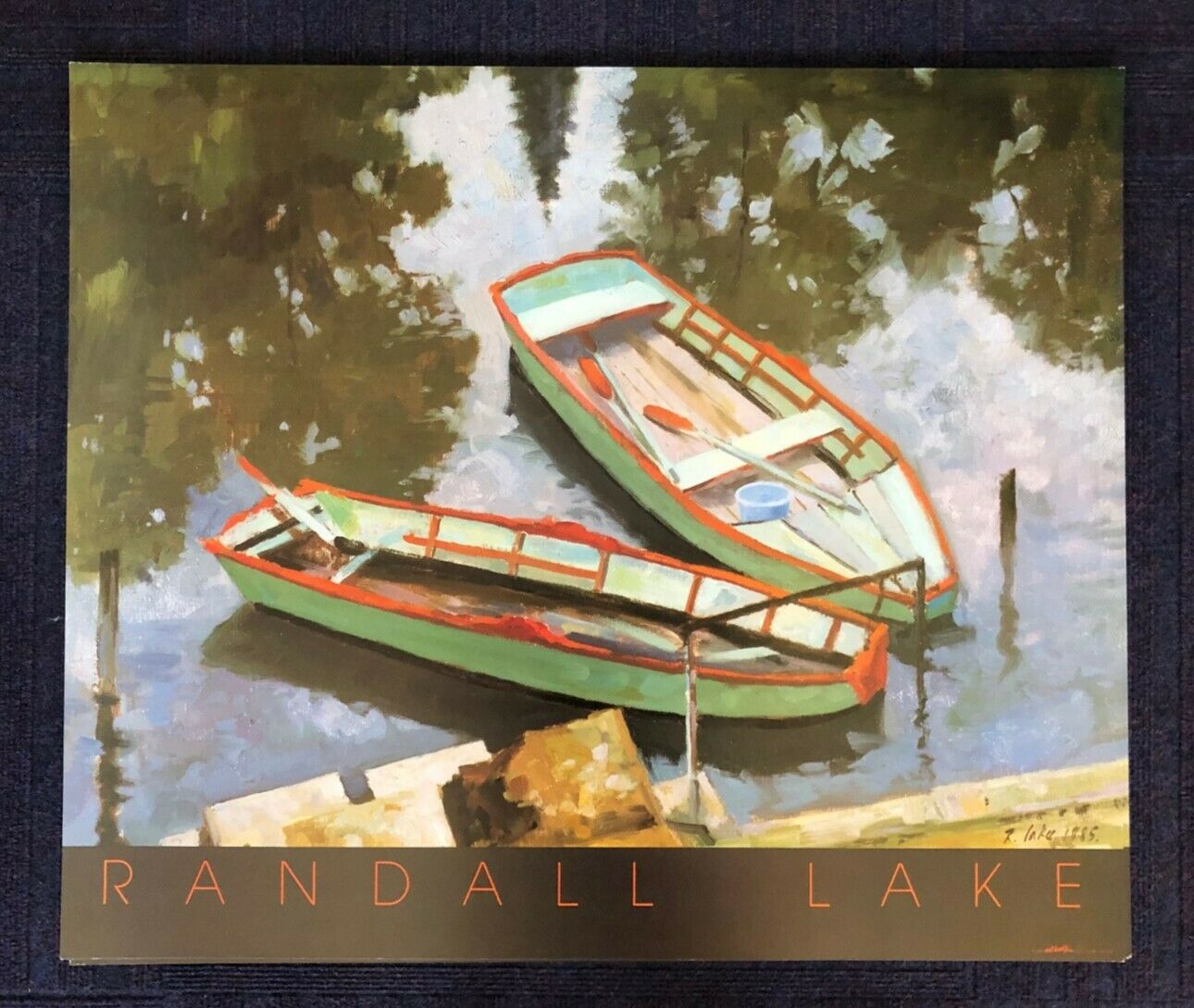 Randall Lake (Artist Unknown, Landscape, Art Print, 66cm x 56.5cm)