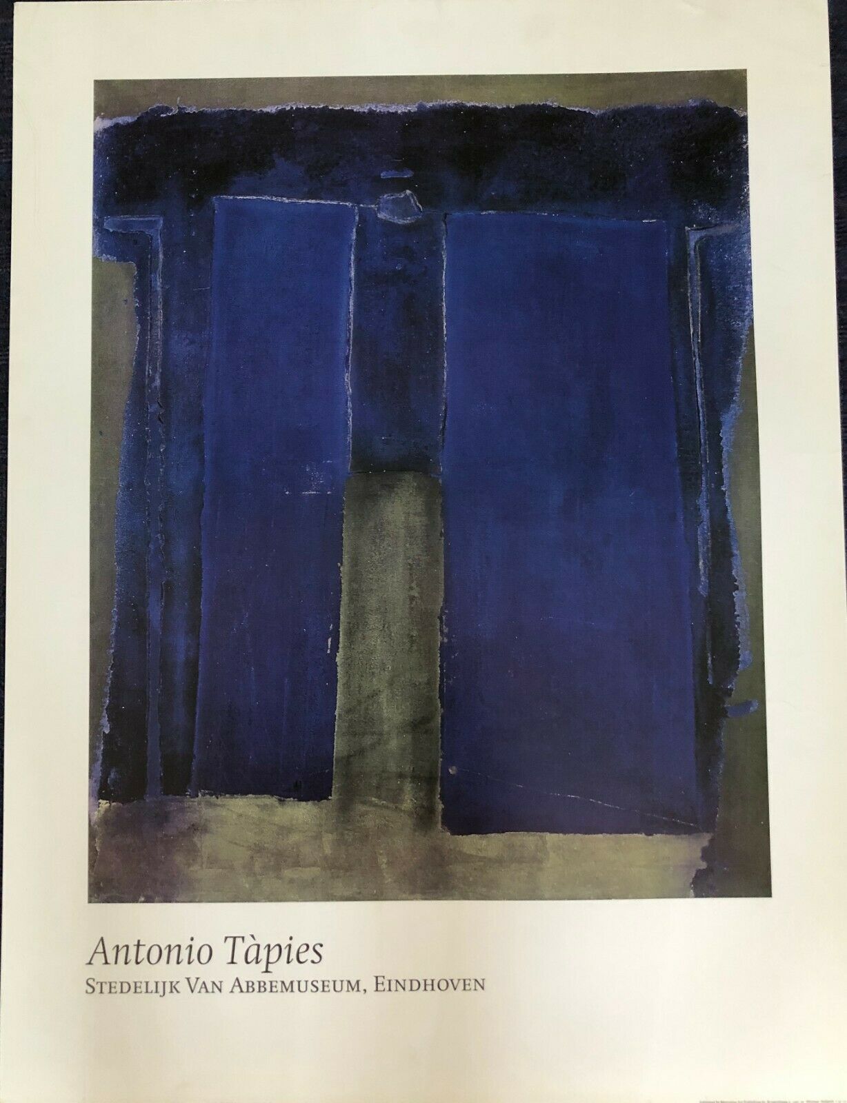 Blue Outremmer by Antonio Tapies (Colour Print, 60cm x 80cm)