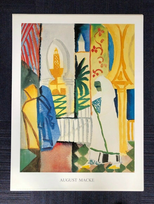 In The Temple Hall by August Macke (Colour Print, 60cm x 80cm)