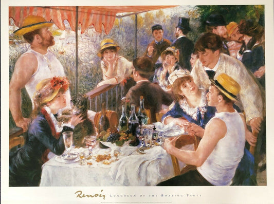 Luncheon of the Boating Party by Pierre August Renoir (80cm x 60cm)