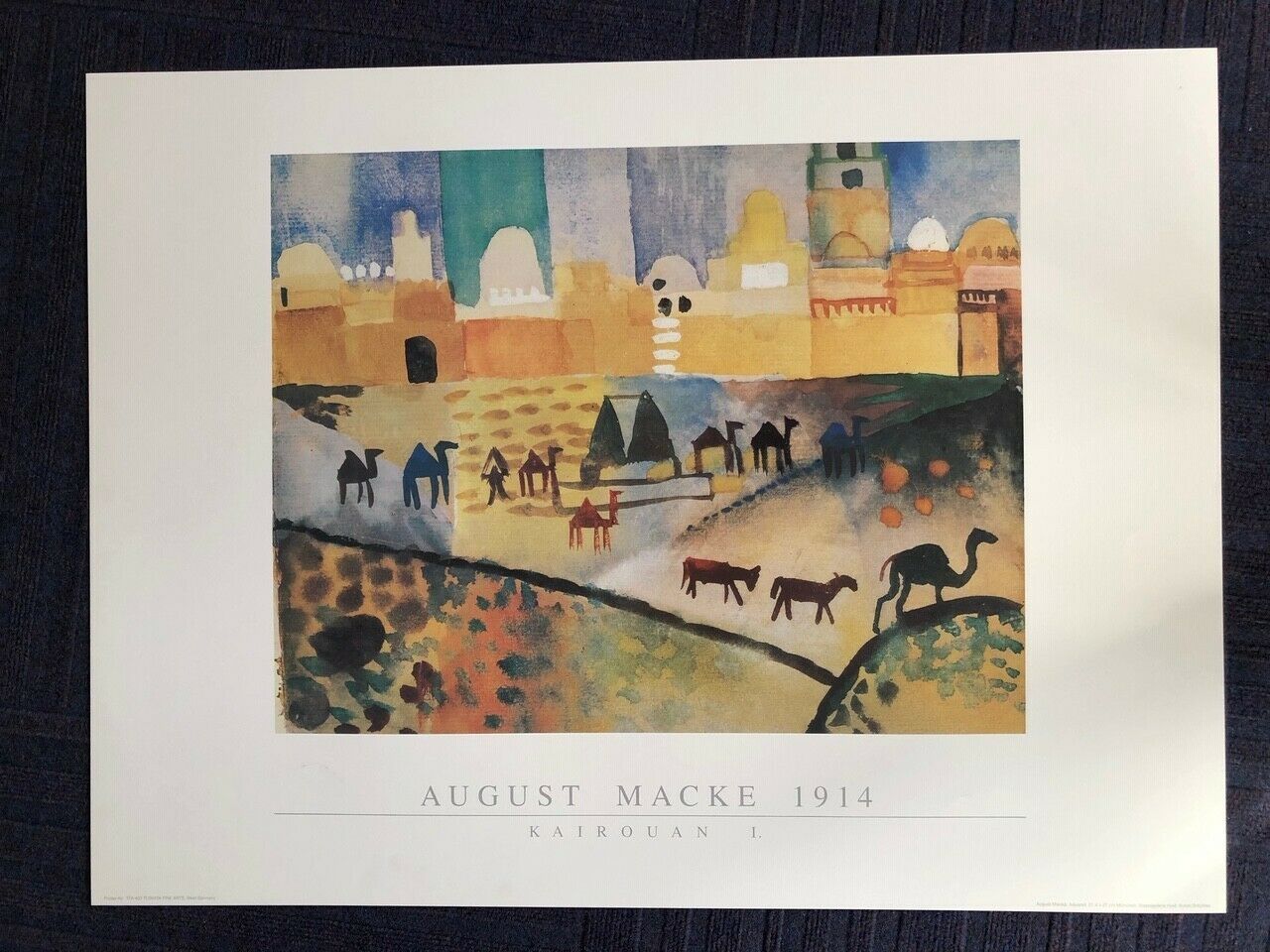 Kairouan I by August Macke (Colour Art Print, 80cm x 60cm)