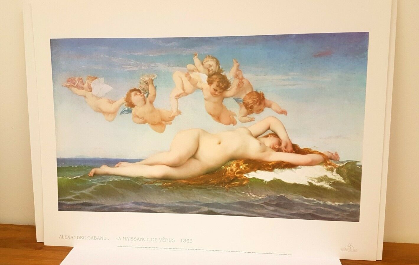 The Birth of Venus, 1863 by Alexandre Cabanel (80cm x 60cm)