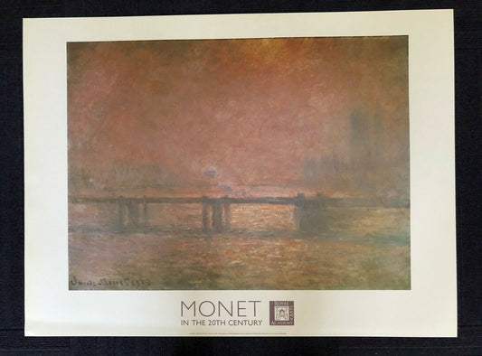 The Thames at Charring Cross By Claude Monet (80cm x 60cm)