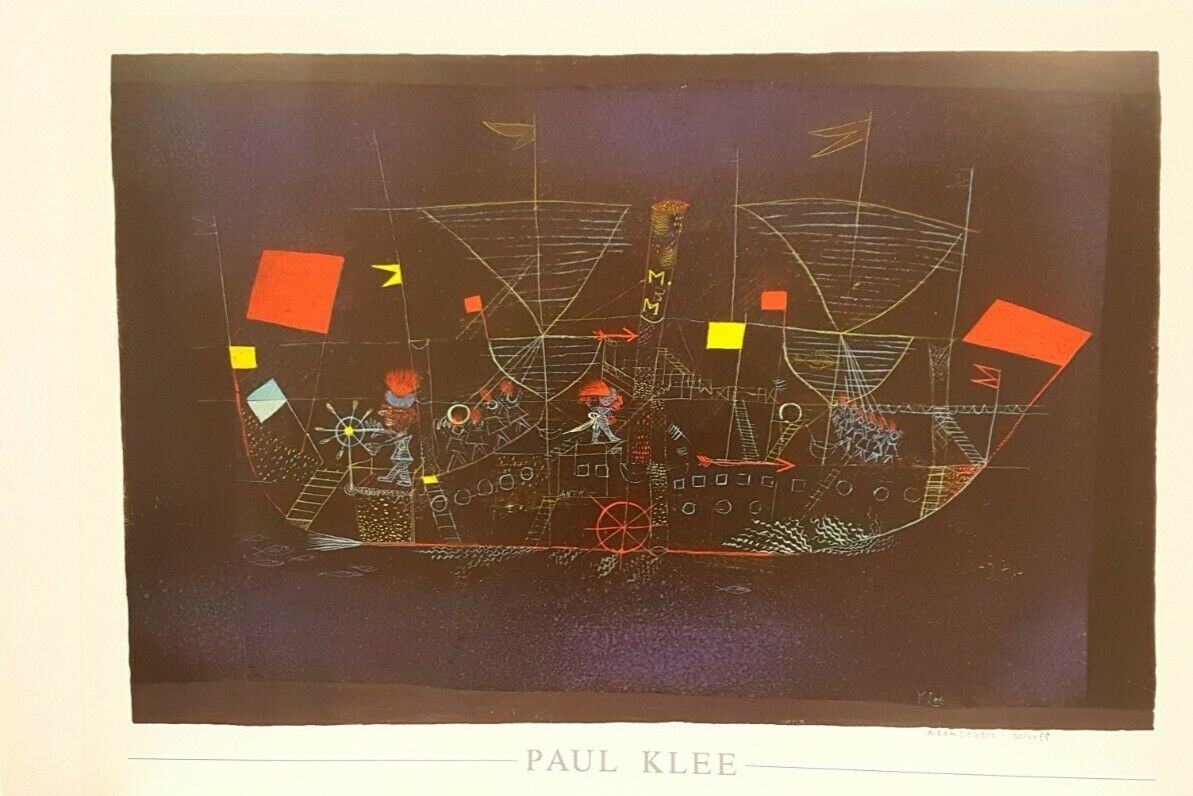 Atenteurer Schiff by Paul Klee (70cm x 50cm)