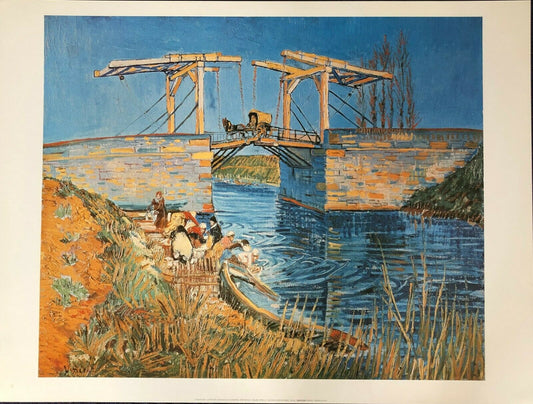 La Pont De Langlois Aux Lavandiers by Vincent van Gogh (80cm x 60cm)