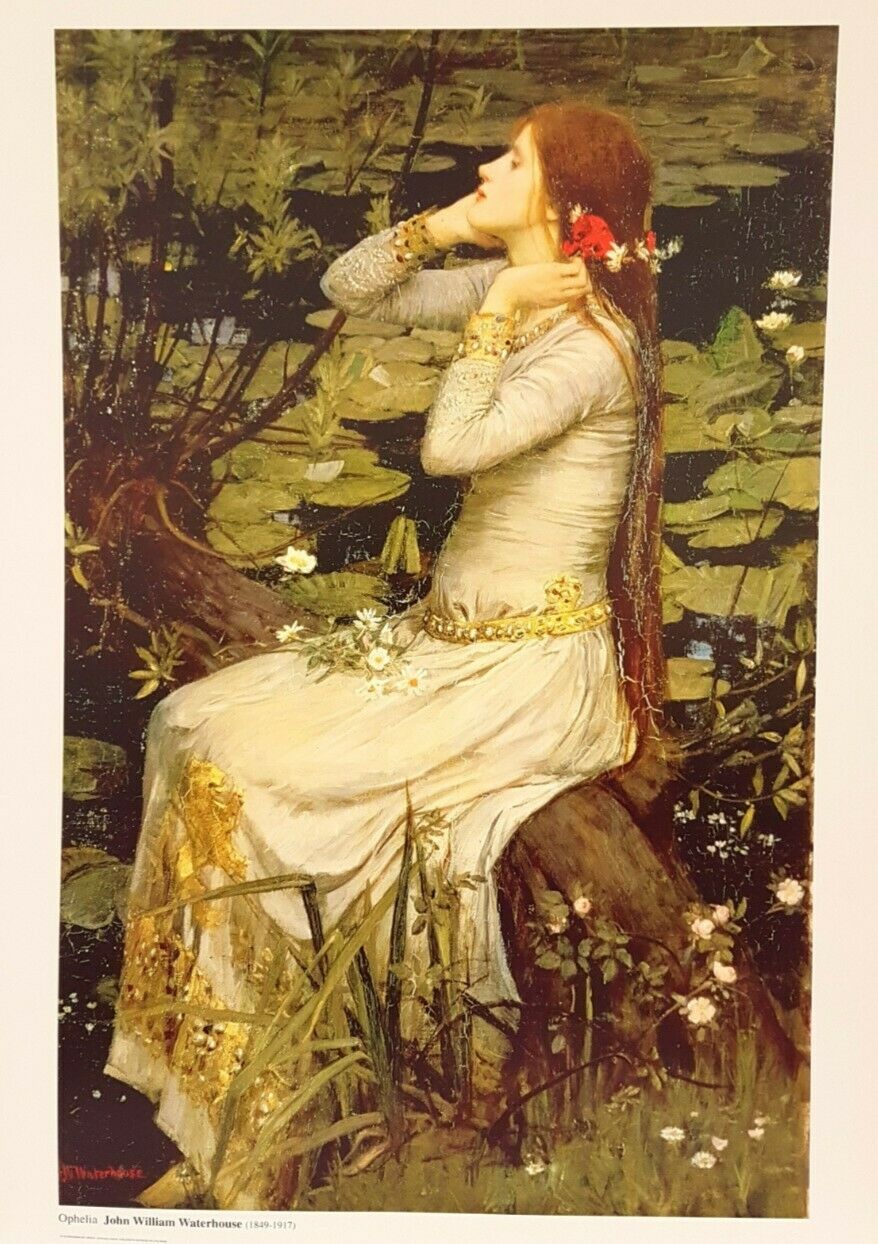 Ophelia by John Williams Waterhouse (60cm x 80cm)