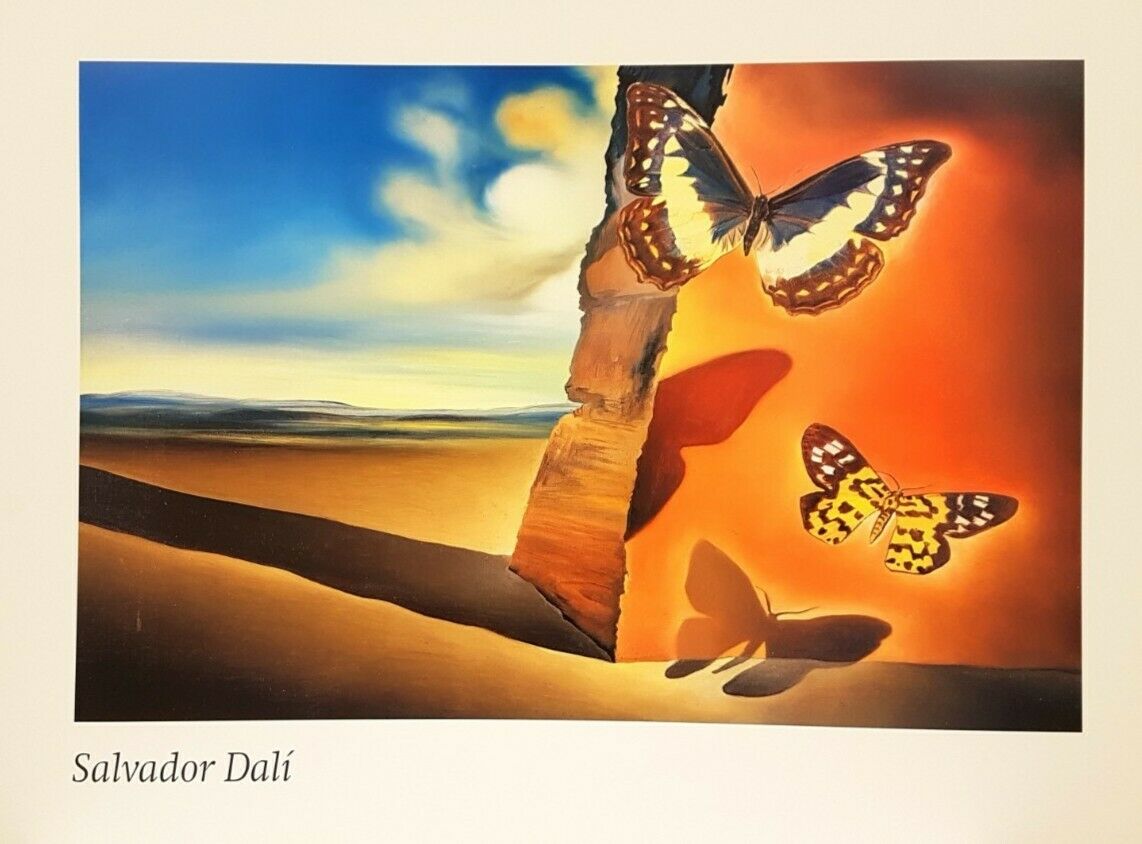 Landscape with Butterflies by Salvador Dali (80cm x 60cm)