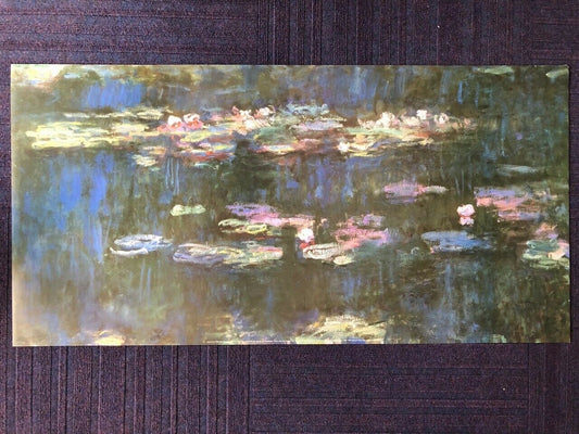 Water Lilies, Green Reflection by Claude Monet (100cm x 50cm)