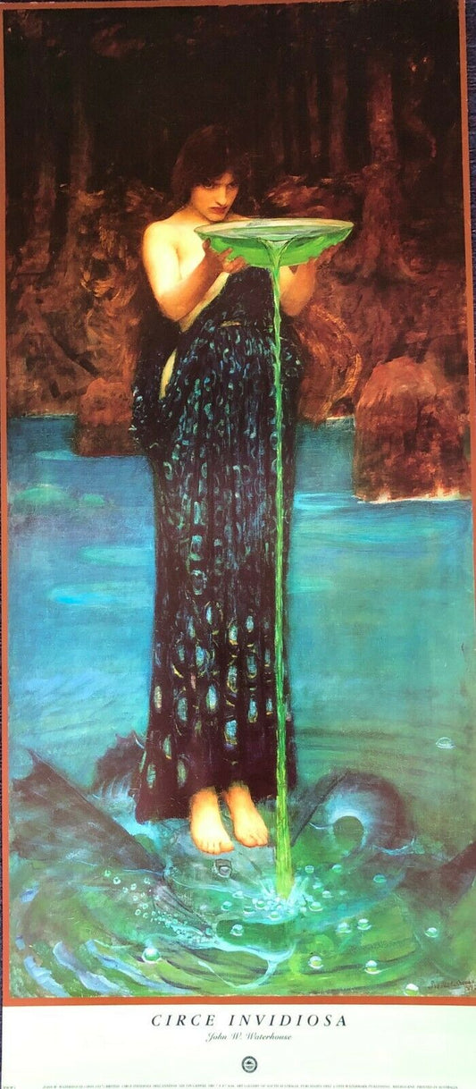 Circe Invidiosa John William Waterhouse (Colour Print, 43.5cm x 99cm)