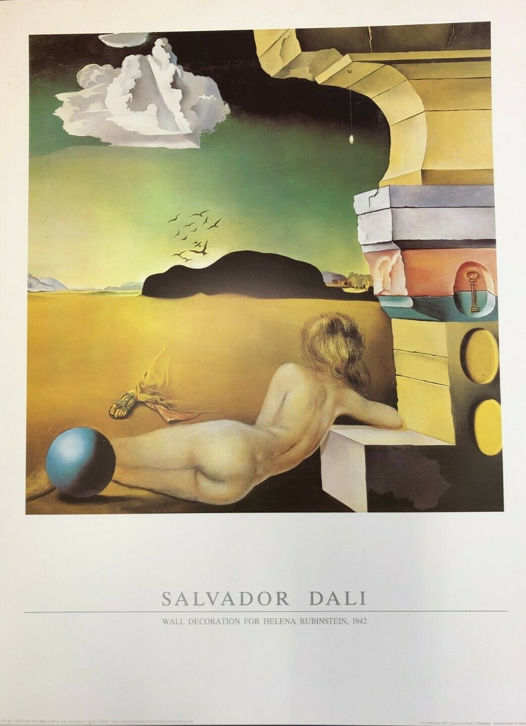 Wall Decoration for Helena Rubinstein by Salvador Dali (60cm x 80cm)