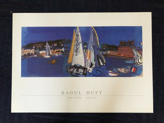 Drying Sails by Raol Duffy (Colour Art Print, 70cm x 50cm)