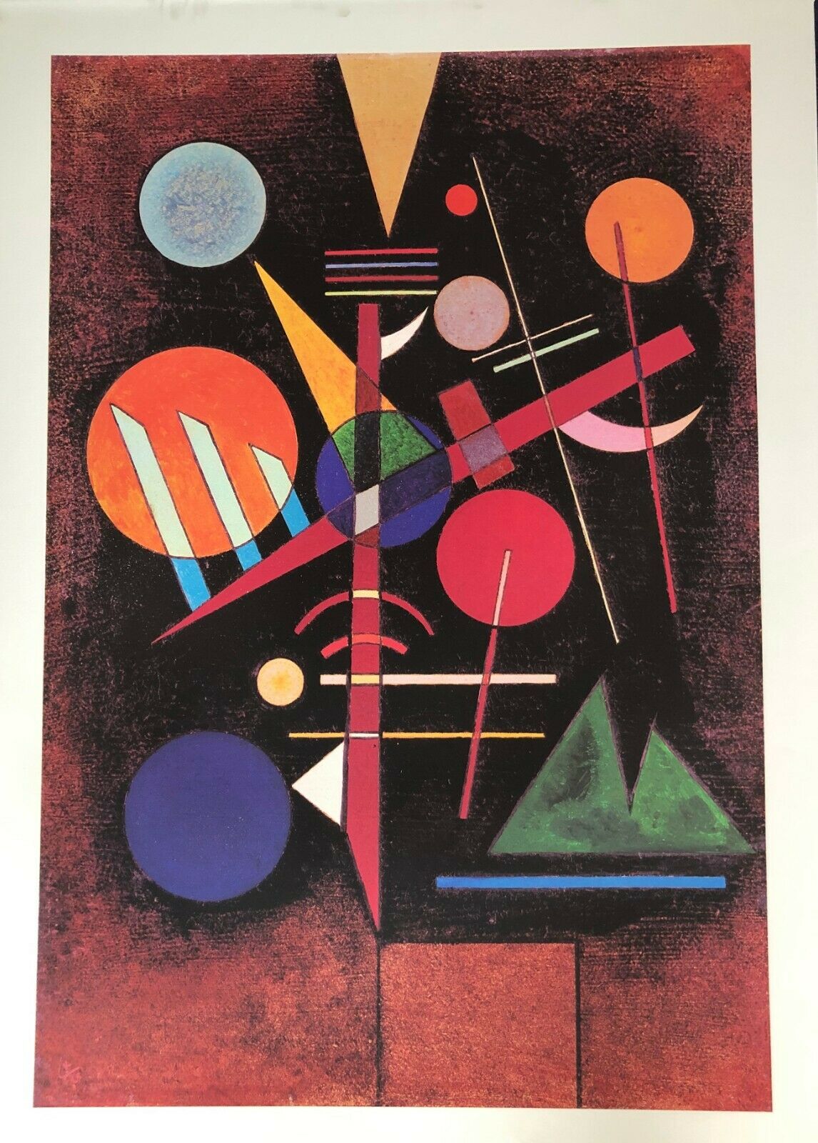 Equilibrium by Wasilly Kandinsky (Full Colour Print, 70cm x 100cm)