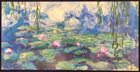 Water Lilies by Claude Monet (Colour Art Print, 100cm x 50cm)