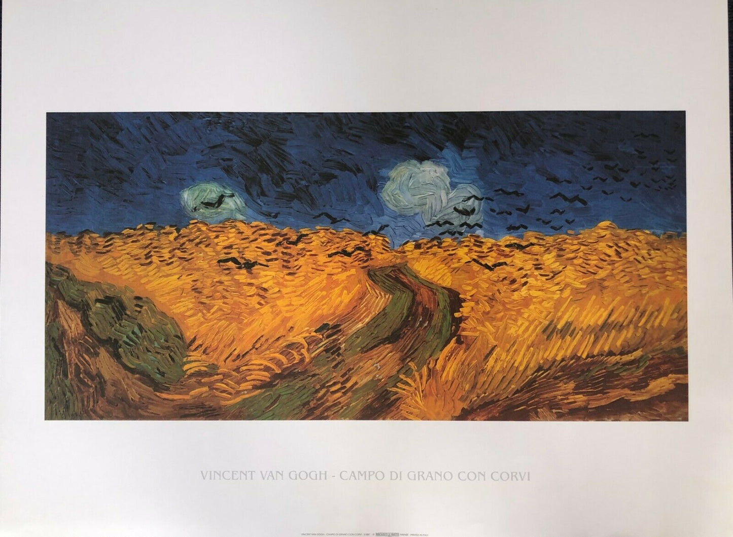 Campo di Grano Con Corvi by Vincent van Gogh (80cm x 60cm)