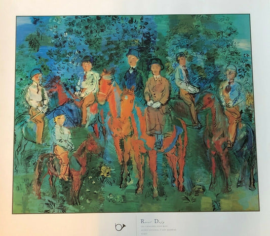 Museum Print: Les Cavaliers des Sous Bois by Raol Duffy (81.5cm x 71cm)