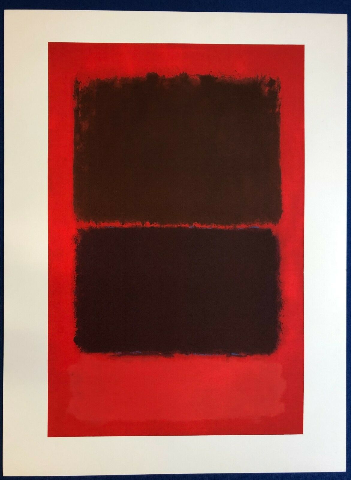 Untitled (Black Over Red) by Mark Rothko - Oversized Print, 105cm x 134cm