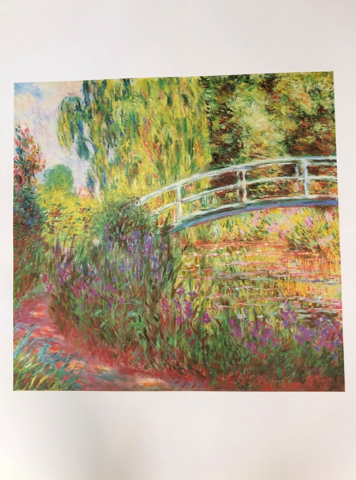 The Japanese Bridge, Water Lily Pond by Claude Monet (60cm x 80cm)