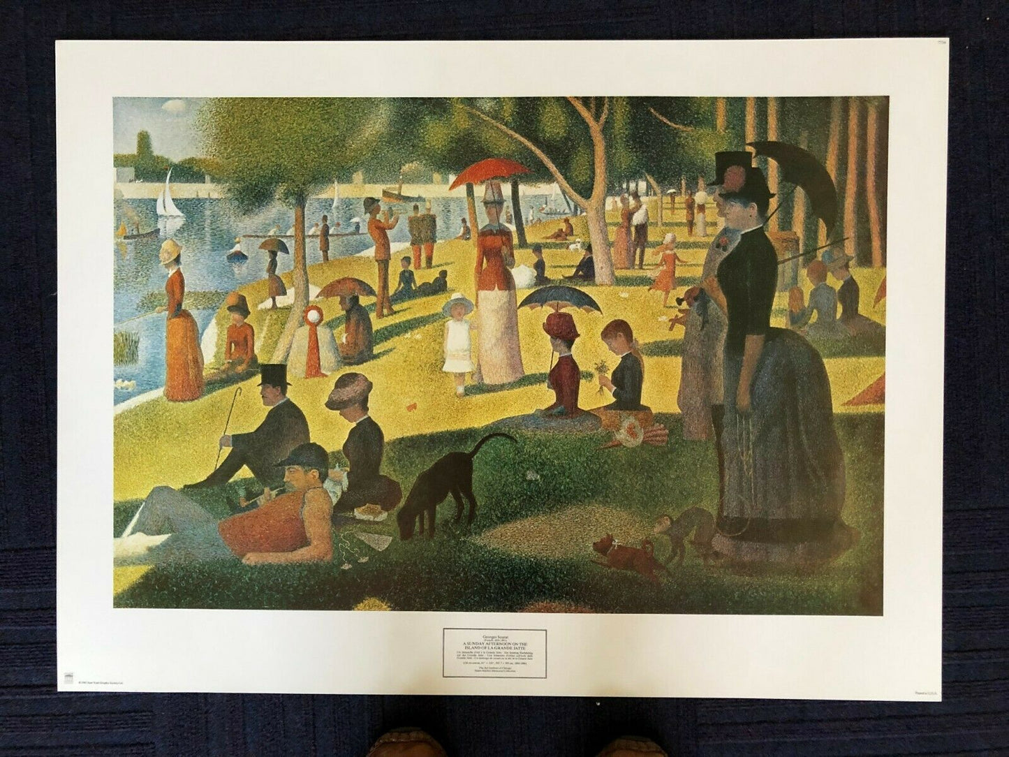 A Sunday Afternoon At The Grand Jatte by Georges Suaret (81cm x 60cm)