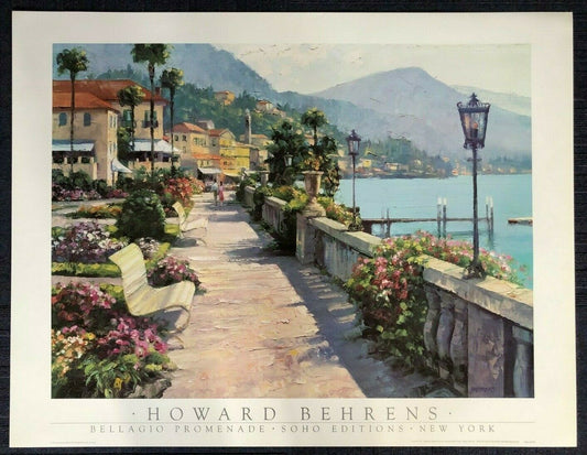 Bellagio Promenade by Howard Behrens (89cm x 68.5cm)