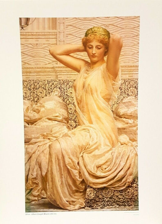 Silver by Albert Joseph Moore (Colour Art Print, 60cm x 80cm)