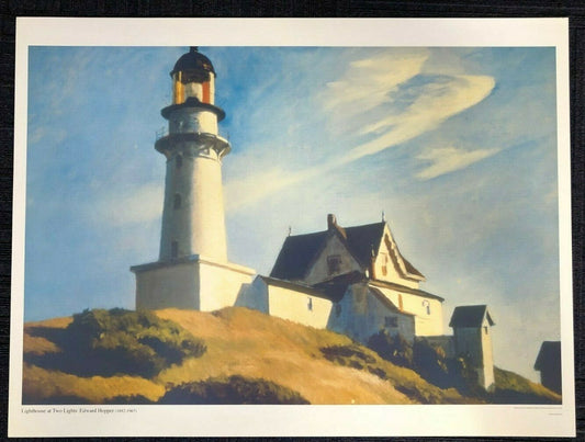 Lighthouse at Two Lights by Edward Hopper (80cm x 60cm)