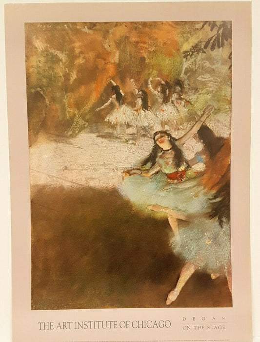 On the Stage by Edward Degas (Colour Art Print, 51cm x 71cm)