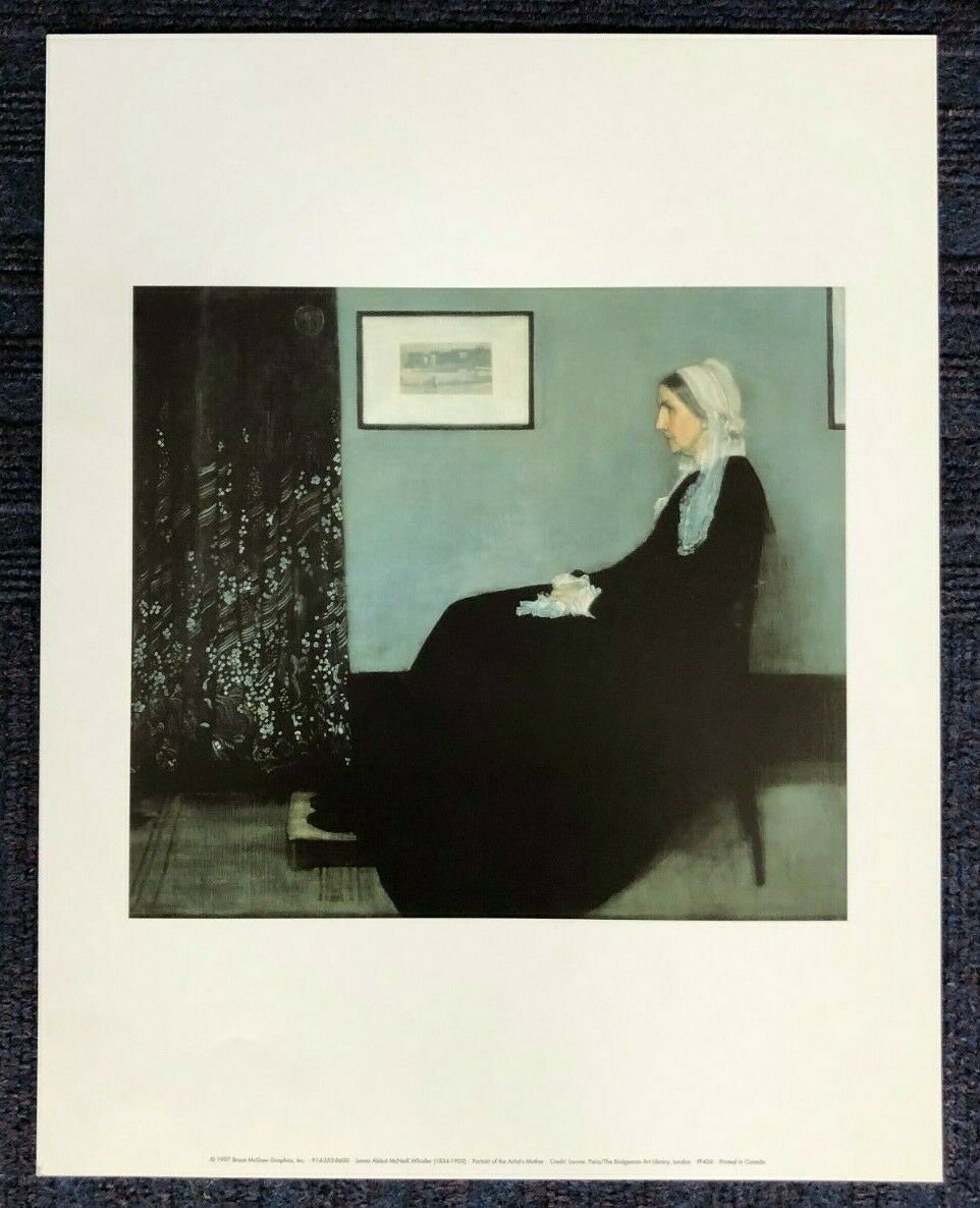 Whistler's Mother by James Abbott McNeill Whistler (28cm x 35.5cm)