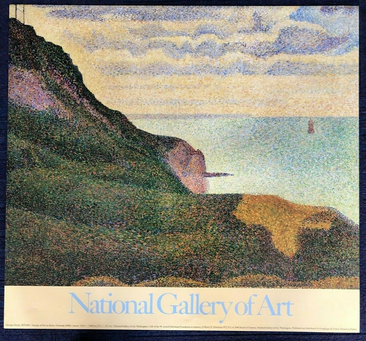 Seascape at Port-en-Bessin, Normandy by Georges Seurat (74.5cm x 69cm)