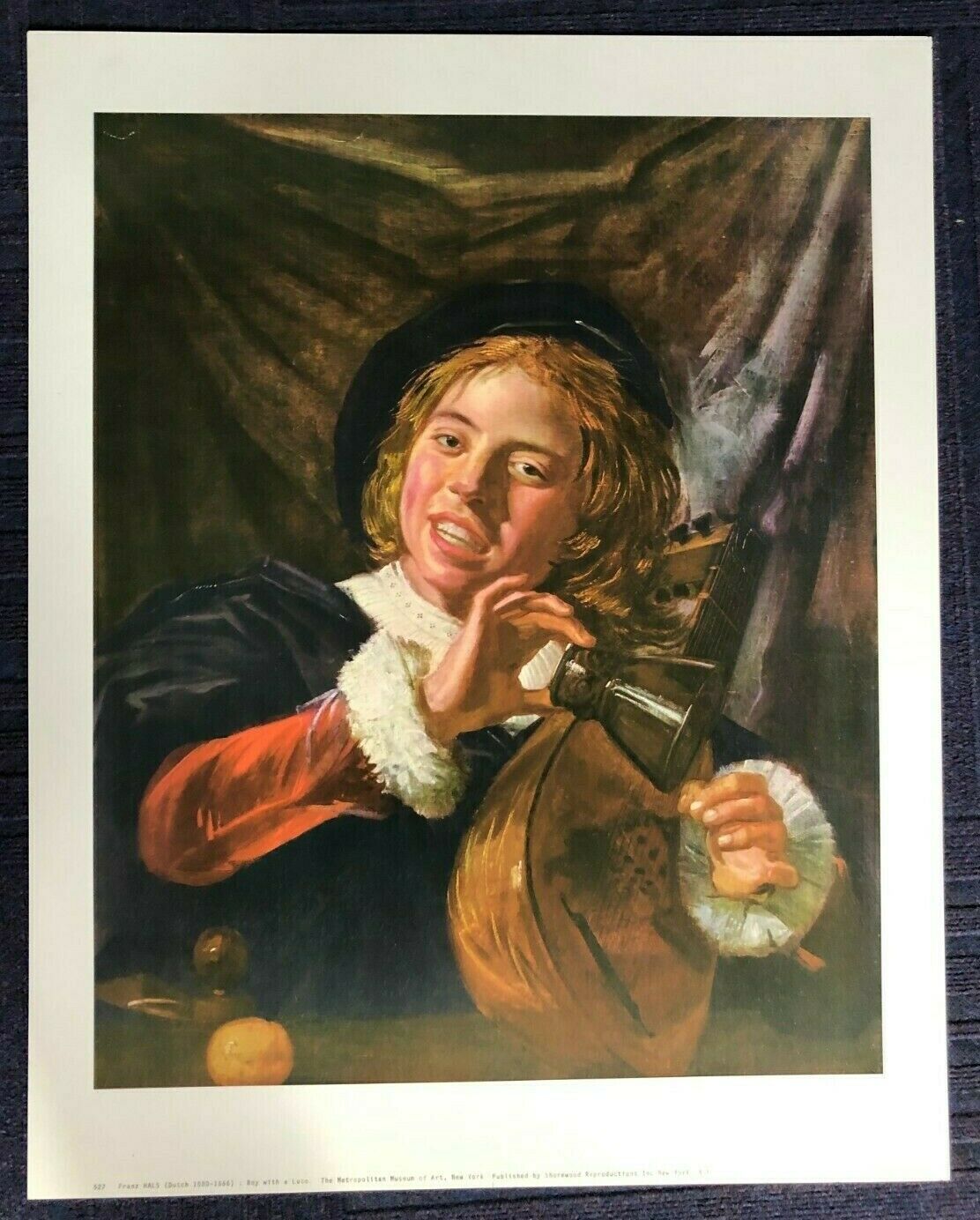 Boy with the Lute by Franz Holz (57cm x 72cm)