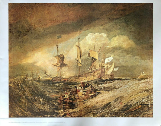 Boats with Anchors by William Turner (72.5cm x 57cm)