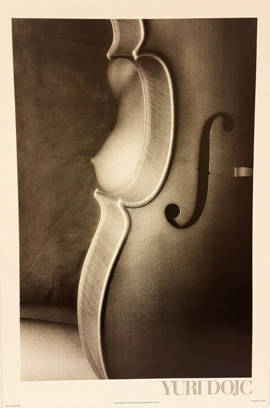 Untitled [Violon] by Yuri Dojc (Black & White Photography, 48cm x 71cm)