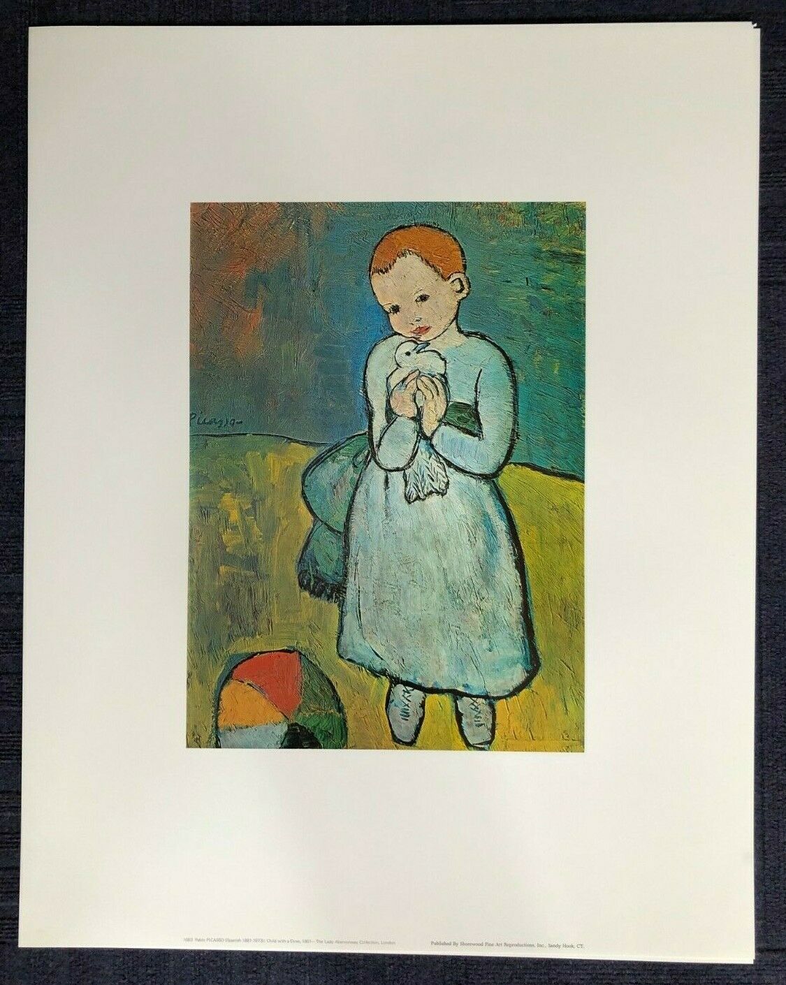 Child with the Dove by Pablo Picasso (55.5cm x 71.5cm)