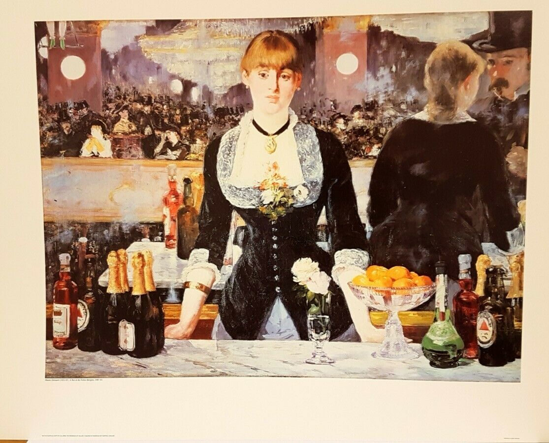 A Bar at the Folies-Bergere, 1881-82 by Edouard Manet (80cm x 60cm)