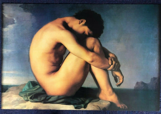 Young Boy by the Sea by Jean-Hippolyte Flandrin (90cm x 60cm)