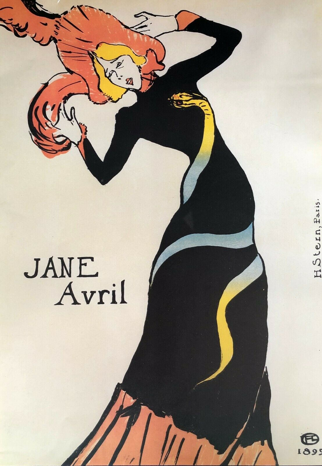 Jane Avril by H. Stern (65.5cm x 92.5cm)