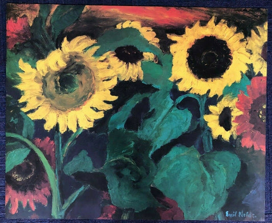 Sunflowers by Emil Nolde (80.5cm x 66cm)