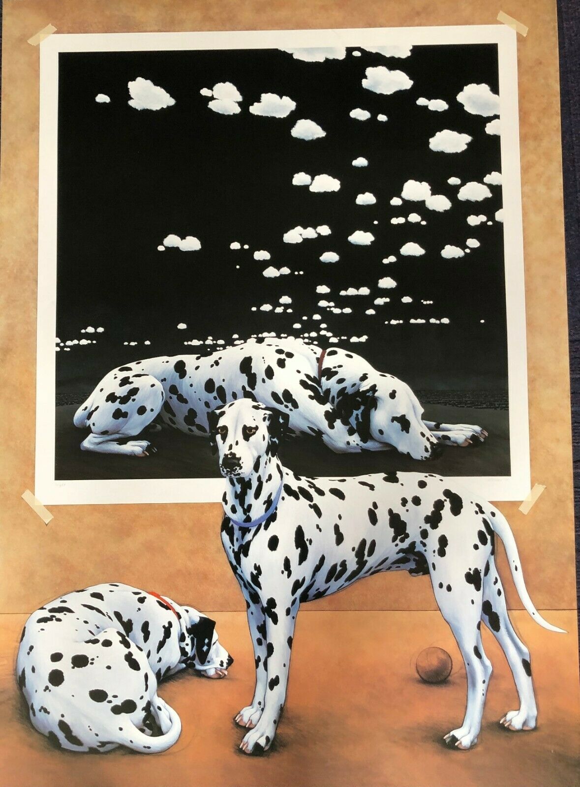 Dalmatians (Artist Unknown, 61cm x 85cm)