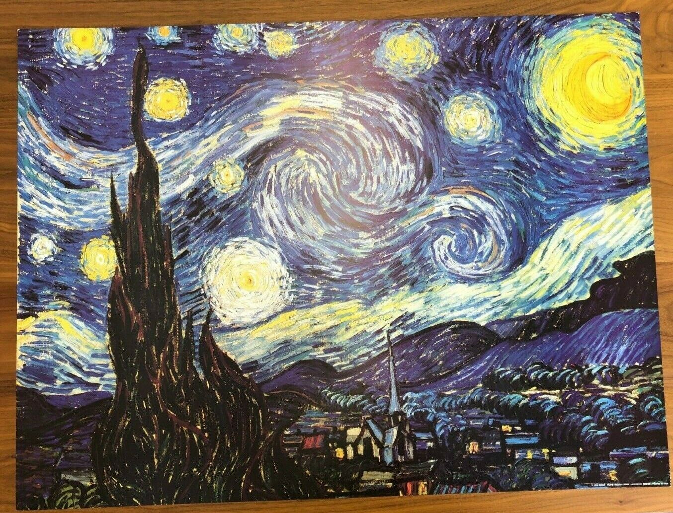 Starry Night by Vincent Van Gogh (80cm x 60cm)