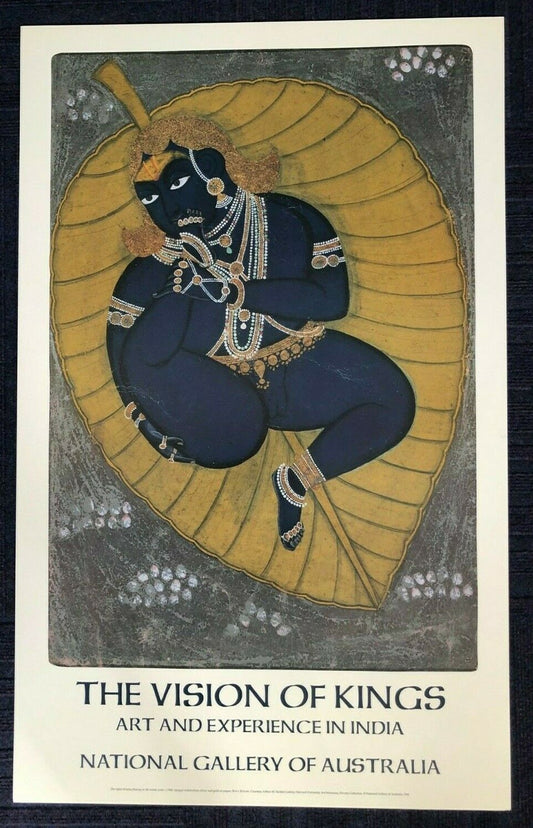 The Infant Krishna Floating on the Cosmic Ocean (50cm x 80cm)