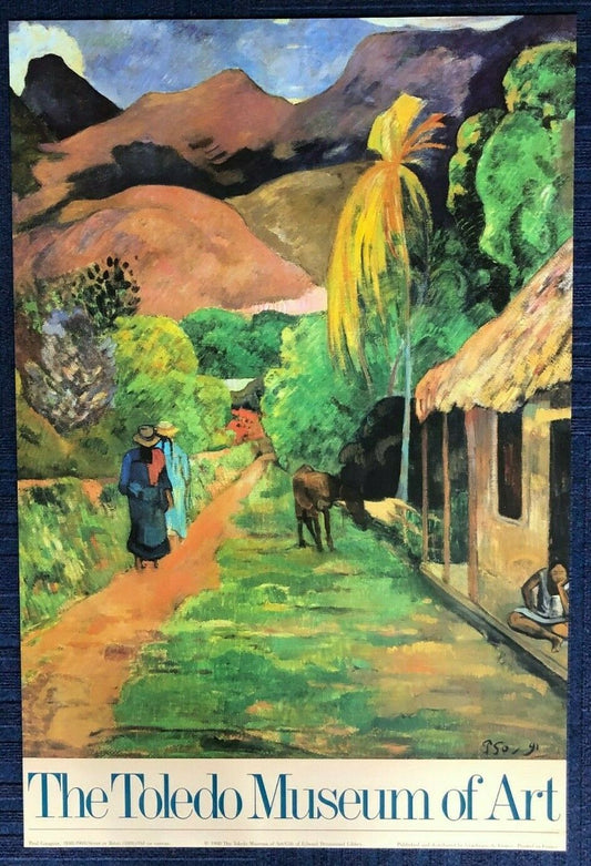 Street in Tahiti by Paul Gauguin (60cm x 90cm)