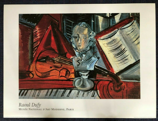 Homage to Mozart by Raol Dufy (80cm x 60cm)