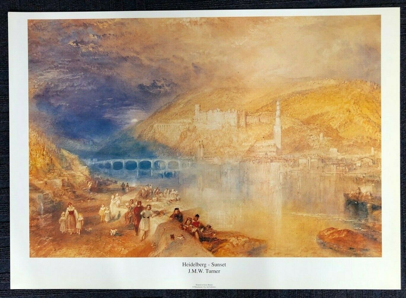 Heidelberg - Sunset by J.M.W. Turner (70cm x 50cm)