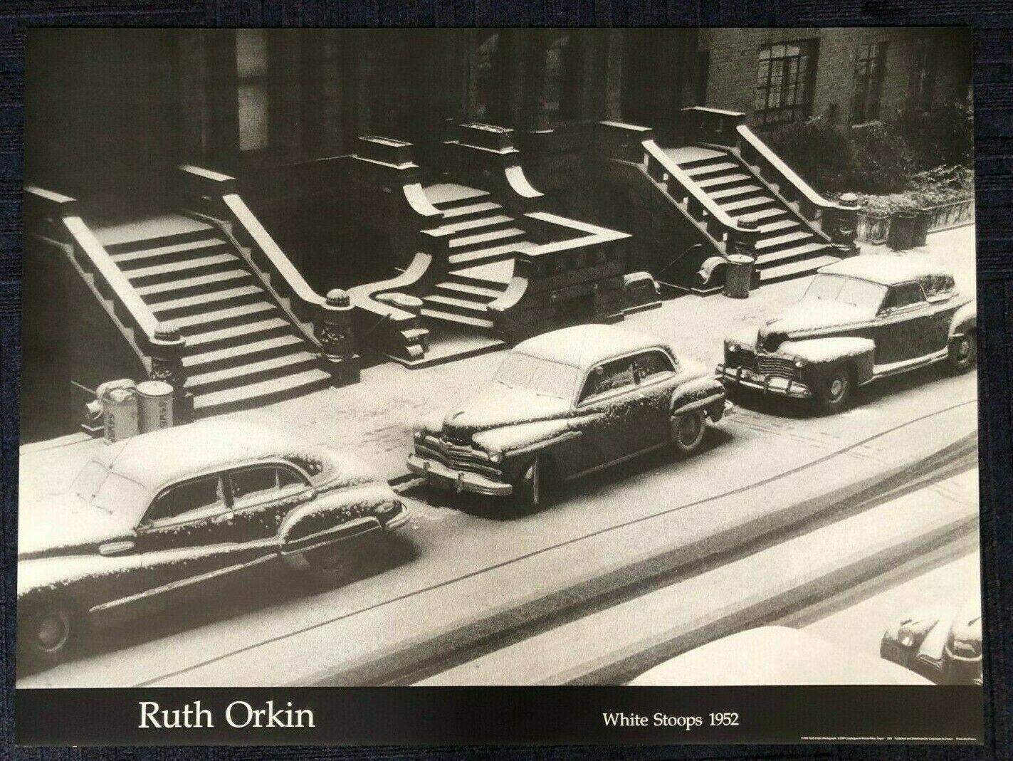 White Stoops, 1952 by Ruth Orkin (80cm x 60cm)